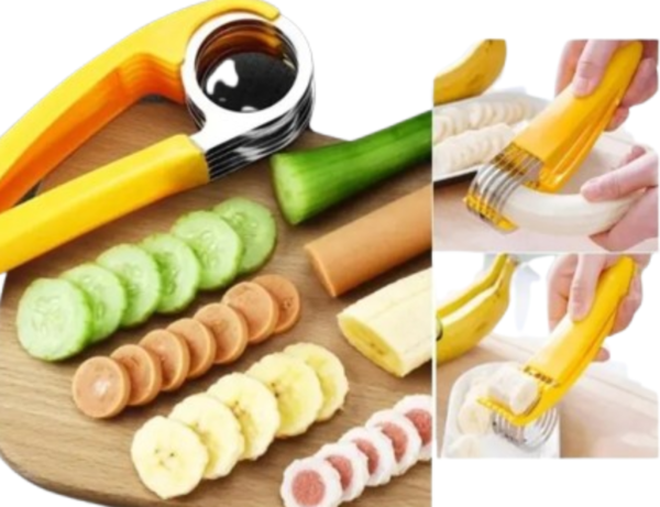 Banana Slicer+ Fruit & Vegetables Slicing + Quick Slice