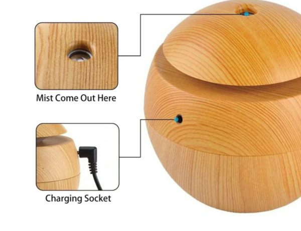 Ultrasonic Humidifier Led Light  Vase Aromatherapy Portable Room Car Home Office Mini Mist LED Lights Essential Oil - Image 7