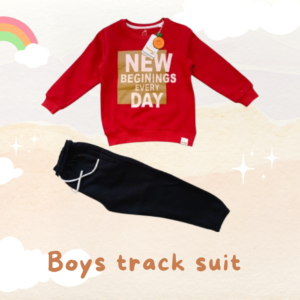 Boys' Track Suit in Sizes 4-14 Years