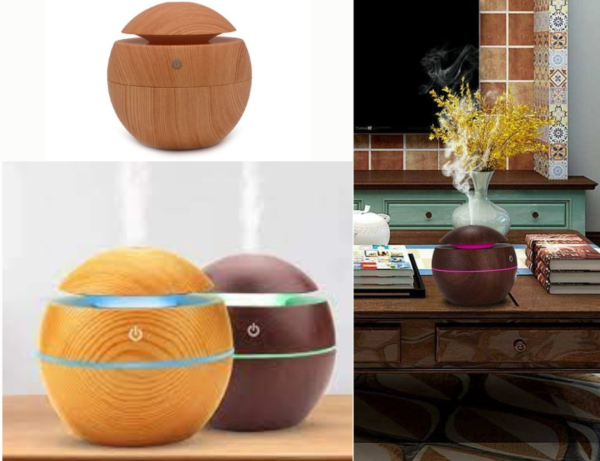 Ultrasonic Aroma Humidifier LED Lights