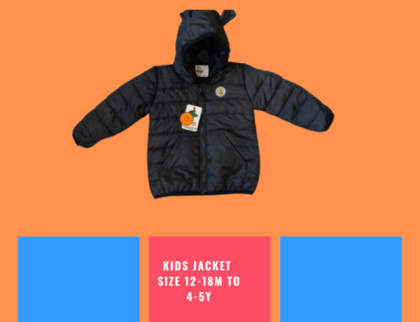 Kids Jacket Size 12-18m to 4-5y