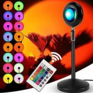 16 COLORS SUNSET PROJECTION LAMP WITH REMOTE CONTROL