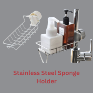 Stainless Steel Sponge Holder /Multi-Purpose Storage / Compact Size / Storage Caddy Organizer Drain Stand