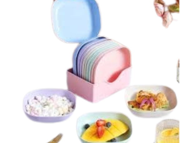 10-Piece Creative Plate Set Korean Dining Plate Multi Function Dish - Image 5