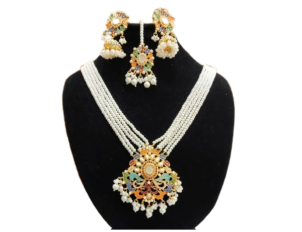 Mala Necklace Set Wedding Jewelry Set High Quality Jewelry - Image 9