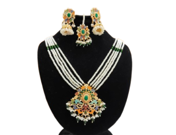 Mala Necklace Set Wedding Jewelry Set High Quality Jewelry - Image 6