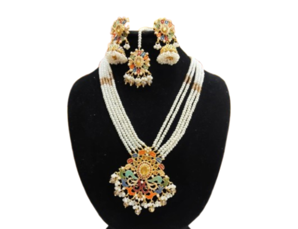 Mala Necklace Set Wedding Jewelry Set High Quality Jewelry - Image 4