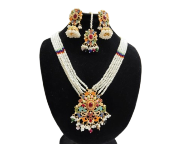 Mala Necklace Set Wedding Jewelry Set High Quality Jewelry - Image 2