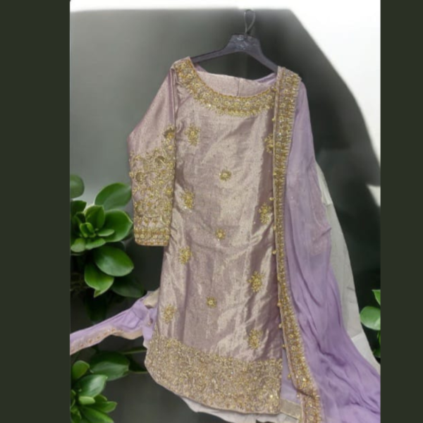 Wedding Dress Party Wear Three-Piece Suite